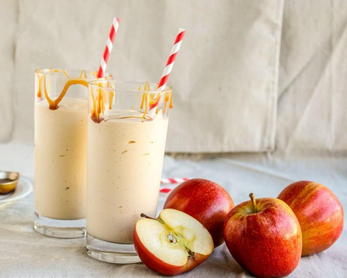 طريقة تحضير عصير التفاح مع الحليب